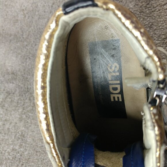 Golden Goode Slide Flag LTD Sneakers Distressed Designer Skate Shoes - Picture 12 of 16